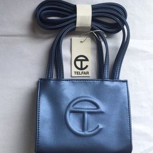 Telfar Small Cobalt Shopping Bag